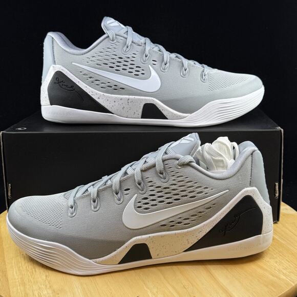Men’s Size 9- Nike Kobe 9 Elite Low EM Protro Wolf Grey IH1401-001 main image 9